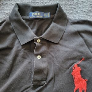 Polo Ralph Lauren mesh/ big pony mesh polo shirt sz XL